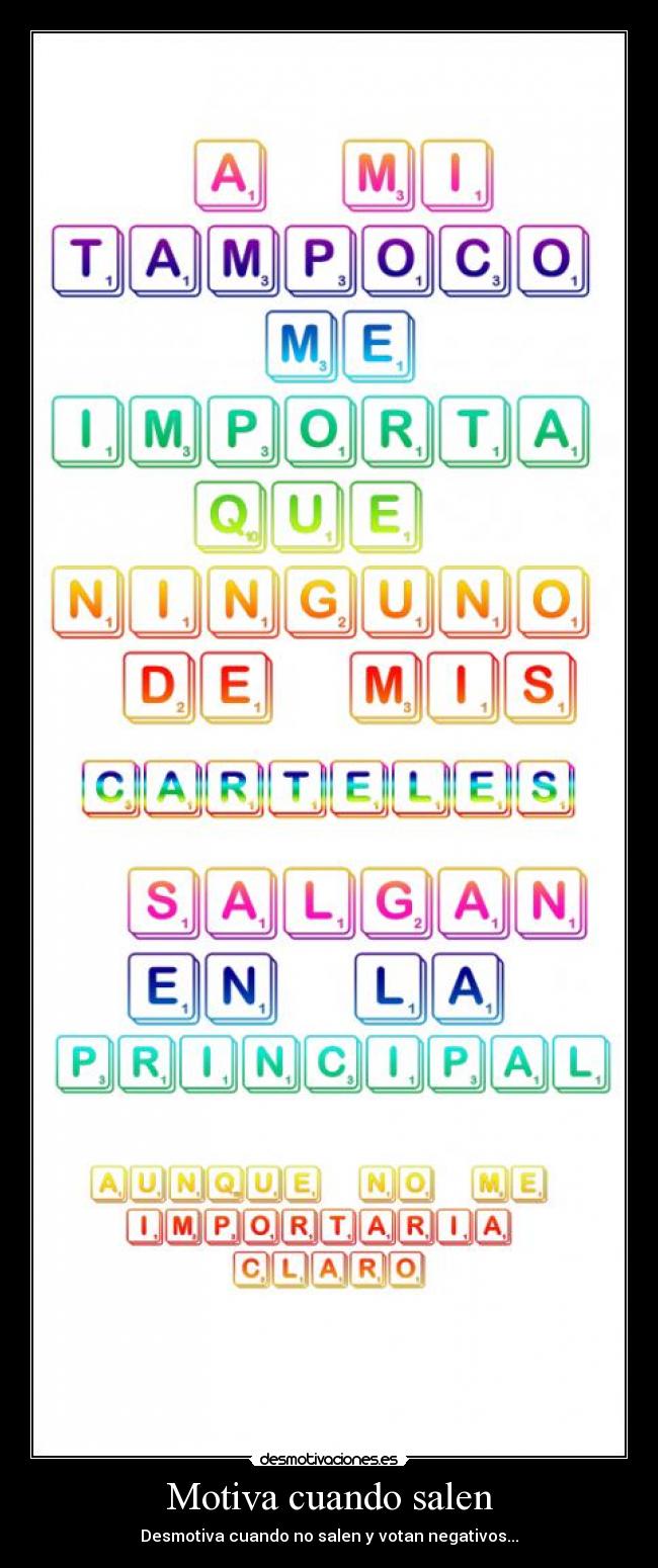 Motiva cuando salen - 