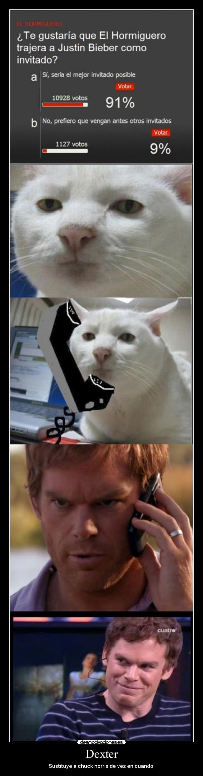 carteles desmotivaciones dexter hormiguero desmotivaciones