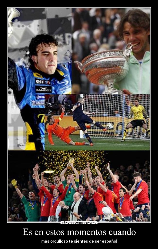 Es en estos momentos cuando -