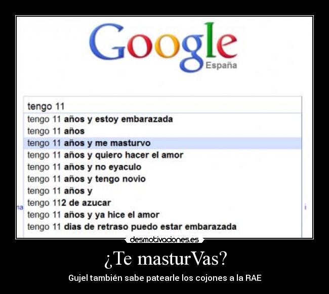 ¿Te masturVas? - Gujel también sabe patearle los cojones a la RAE