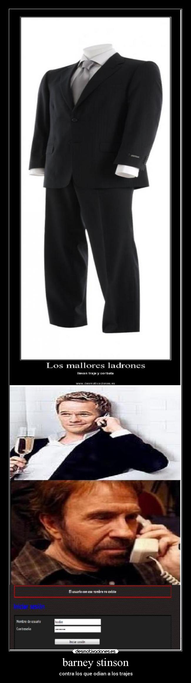 barney stinson - contra los que odian a los trajes