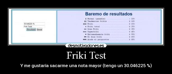 Friki Test - 