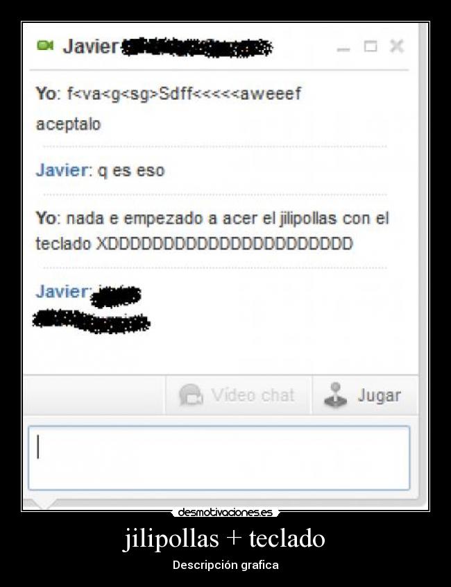 jilipollas + teclado - Descripción grafica