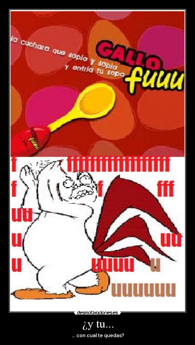 ¿y tu... - ... con cual te quedas?