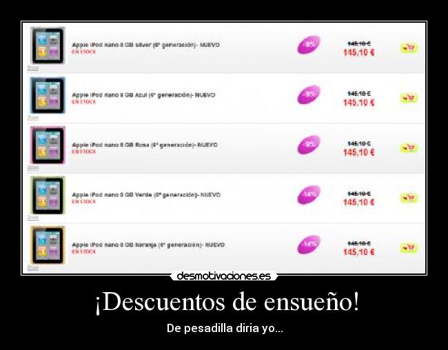 ¡Descuentos de ensueño! - 