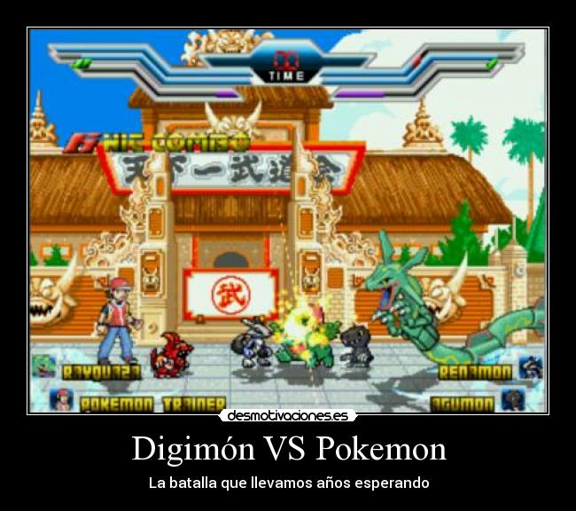 Digimón VS Pokemon - La batalla que llevamos años esperando