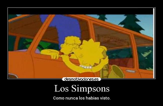 Los Simpsons - Como nunca los habias visto.