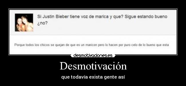 Desmotivación - que todavía exista gente así