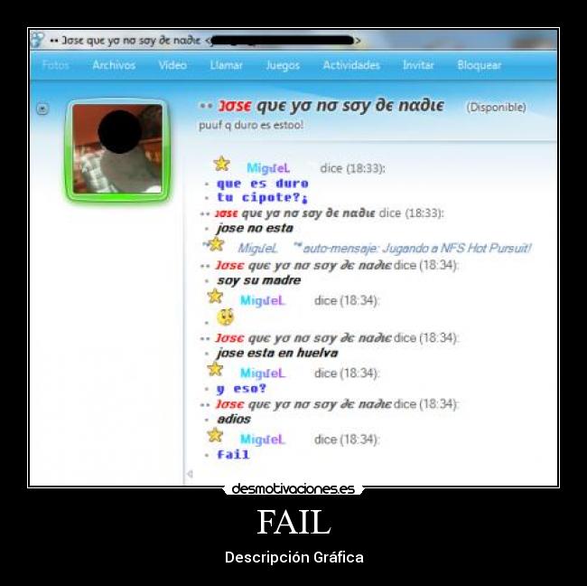 FAIL - Descripción Gráfica