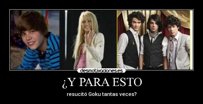 carteles goku resucito desmotivaciones