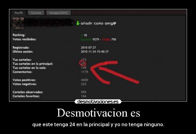 Desmotivacion es -