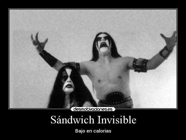 Sándwich Invisible -