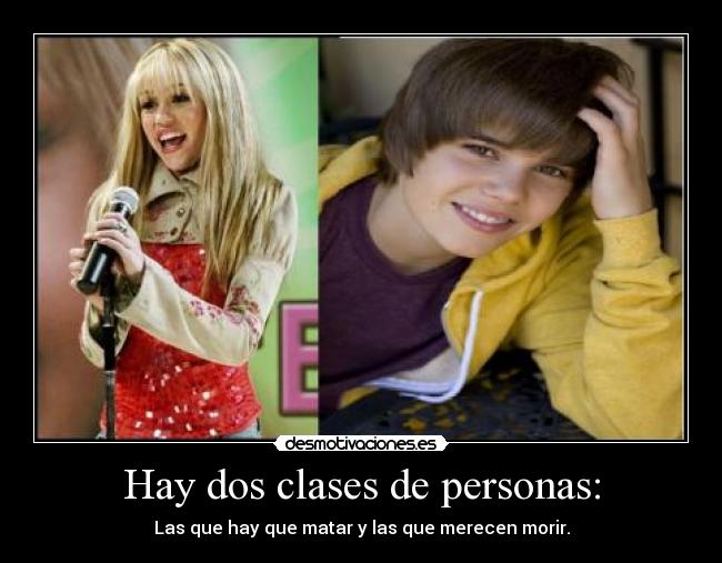 Hay dos clases de personas: - 