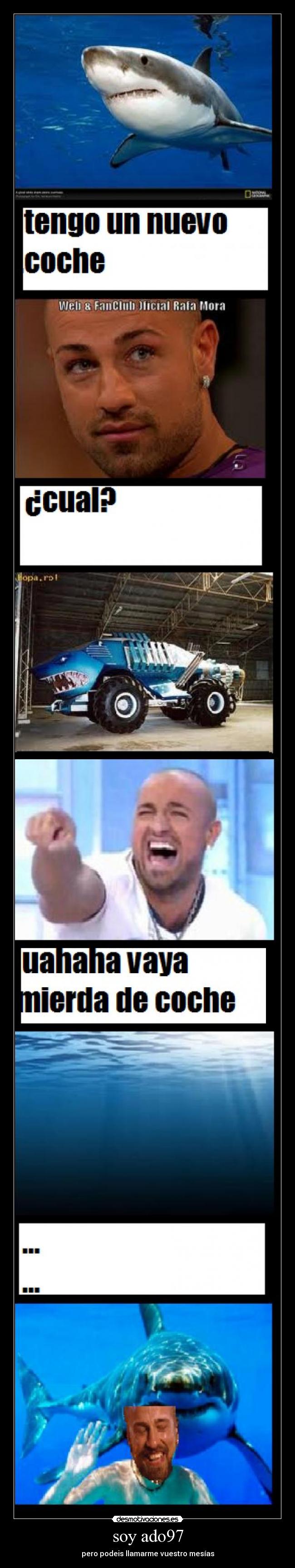 carteles rafa mora tiburon ado97 uajaja rio cara payasa desmotivaciones