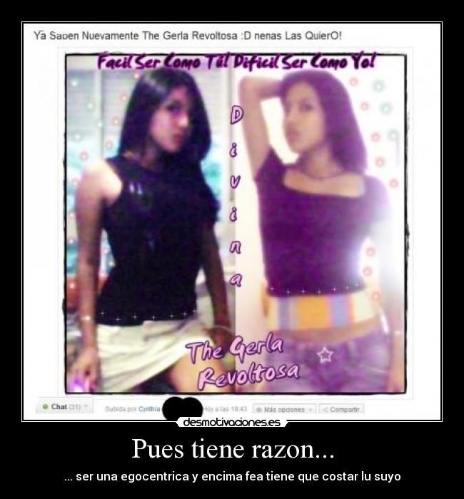 Pues tiene razon... -