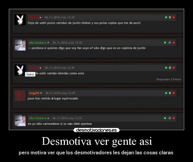 Desmotiva ver gente asi - 