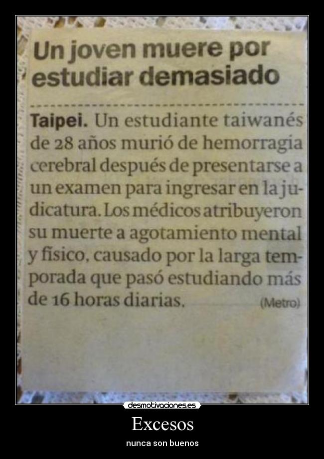 Excesos -