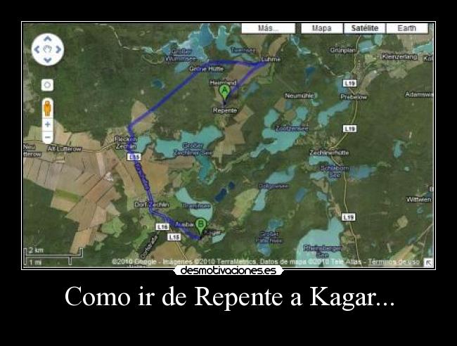 Como ir de Repente a Kagar... -