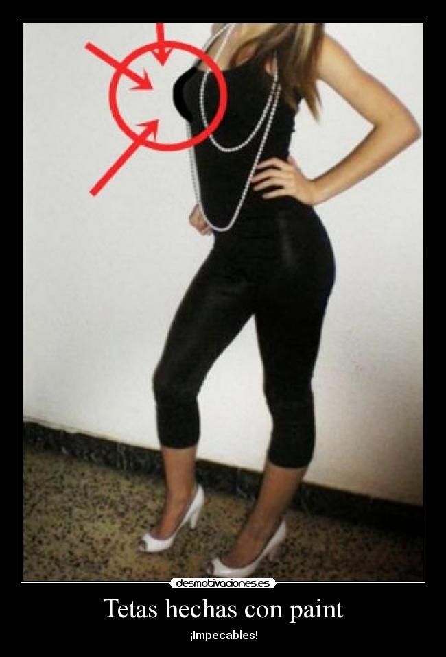 Tetas hechas con paint -