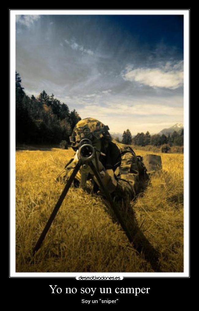 Yo no soy un camper -