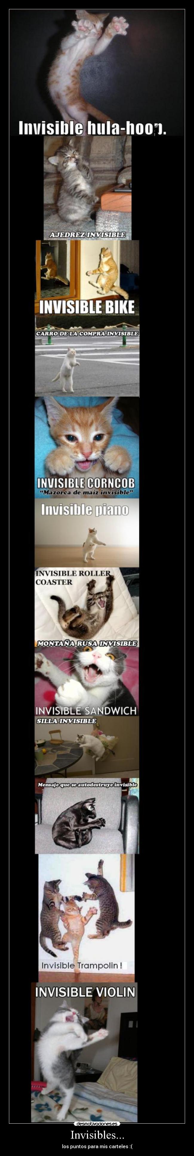 Invisibles... - los puntos para mis carteles :(