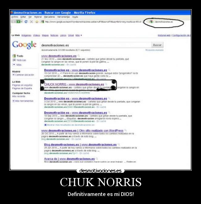 CHUK NORRIS - Definitivamente es mi DIOS!