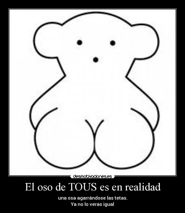 El oso de TOUS es en realidad - 