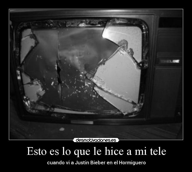 Esto es lo que le hice a mi tele - 