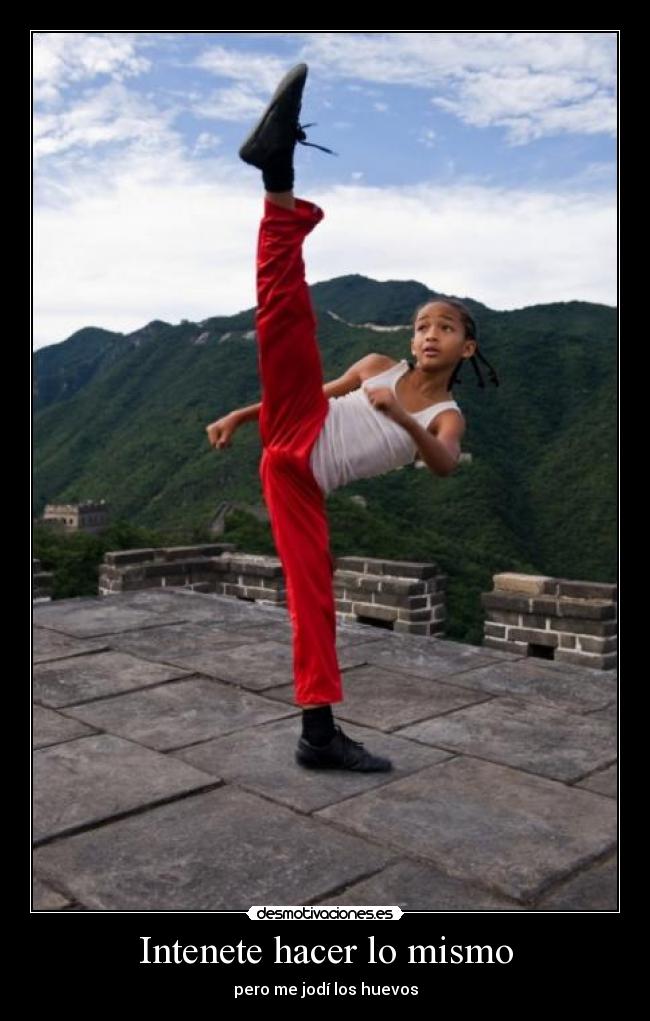 Intenete hacer lo mismo -