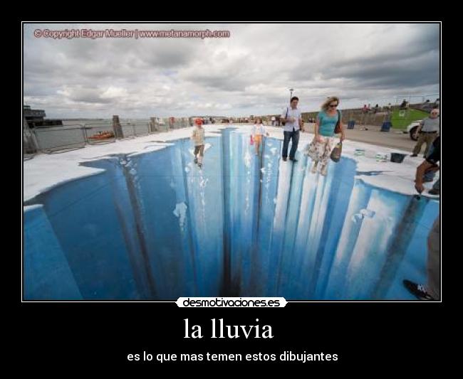 la lluvia -