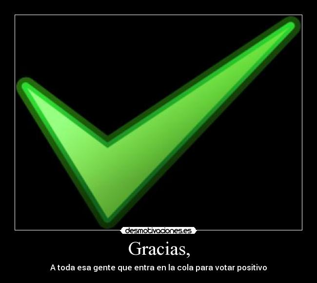 Gracias, -