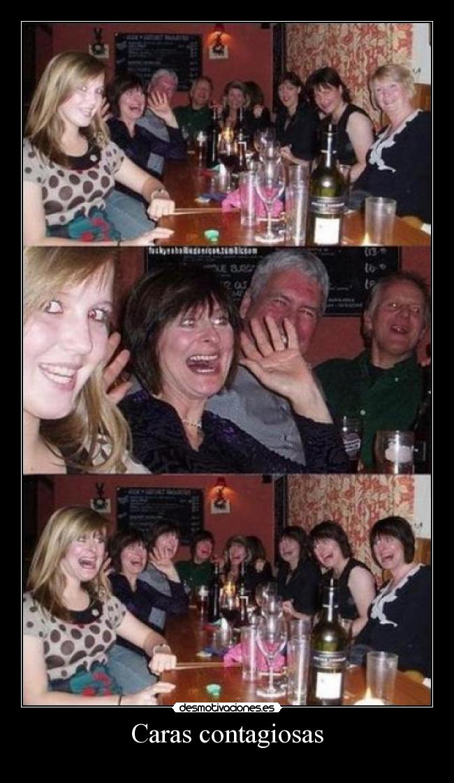 Caras contagiosas -