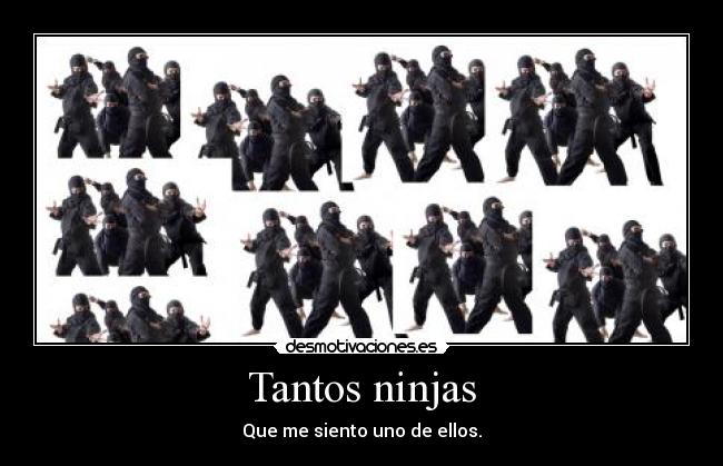 Tantos ninjas - 
