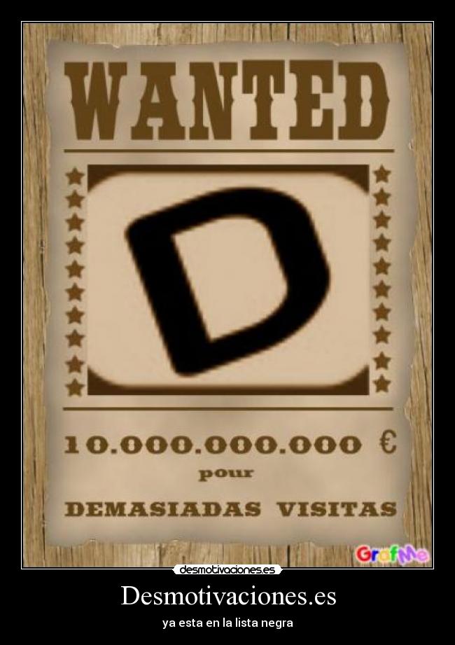 Desmotivaciones.es - ya esta en la lista negra