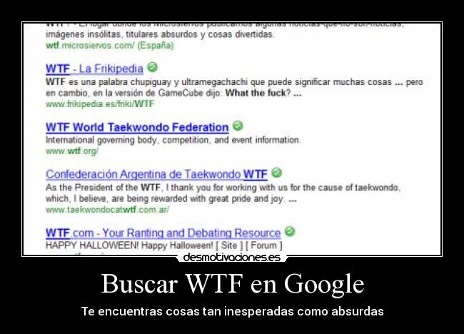 Buscar WTF en Google - 