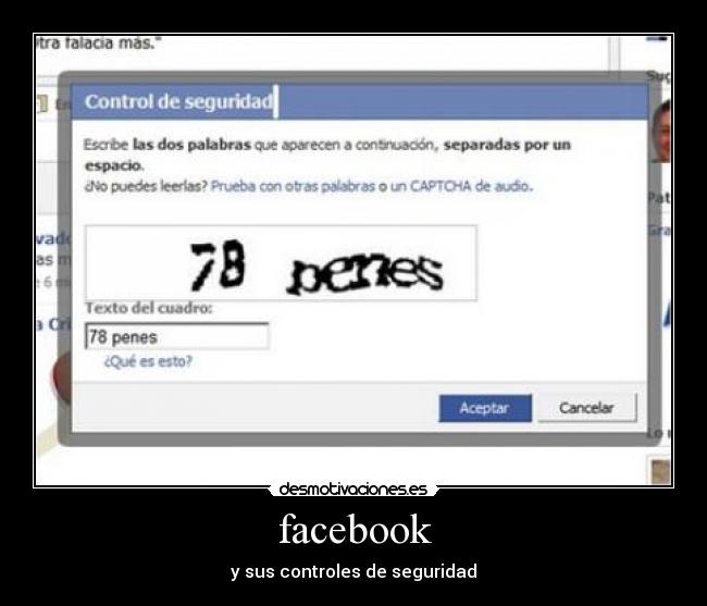 carteles facebook facebook controles seguridad desmotivaciones