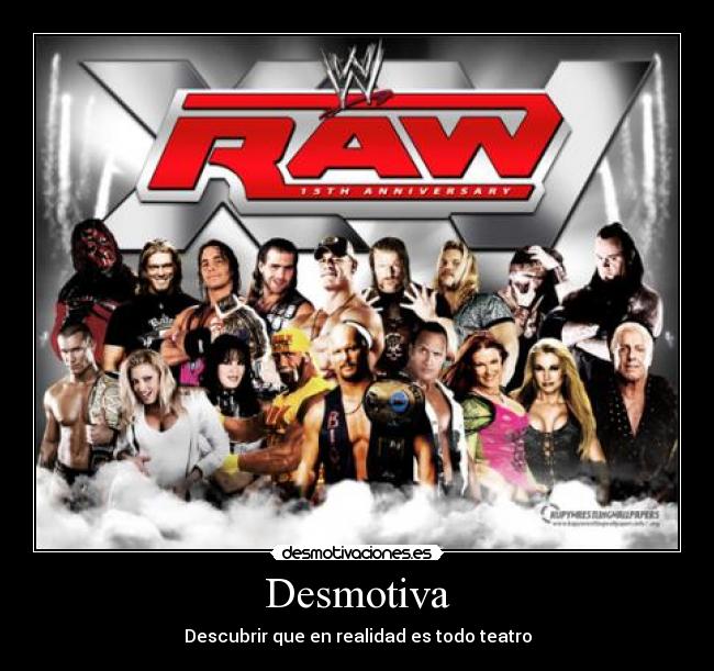 Desmotiva - Descubrir que en realidad es todo teatro