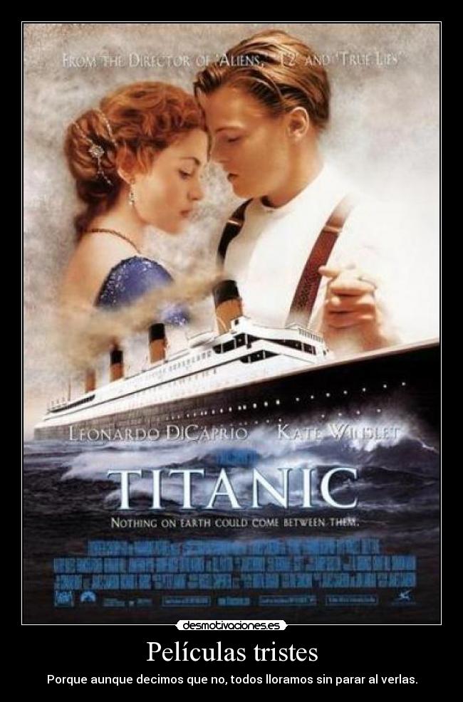 carteles peliculas tristes titanic preciosas desmotivaciones