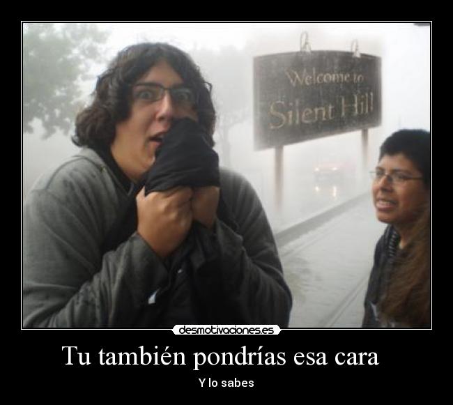 Tu también pondrías esa cara -