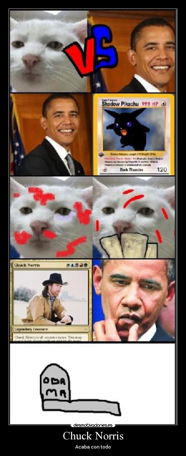 carteles chuck norris desmotivaciones