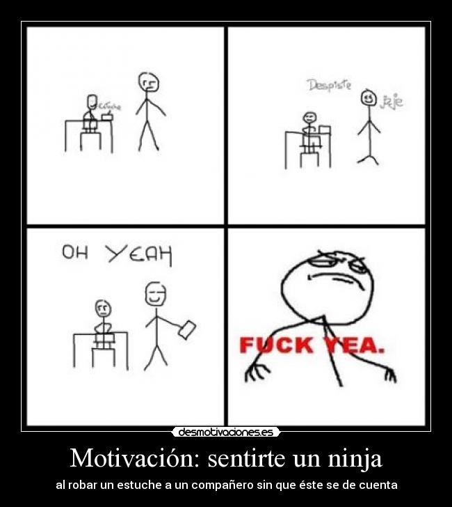 Motivación: sentirte un ninja -