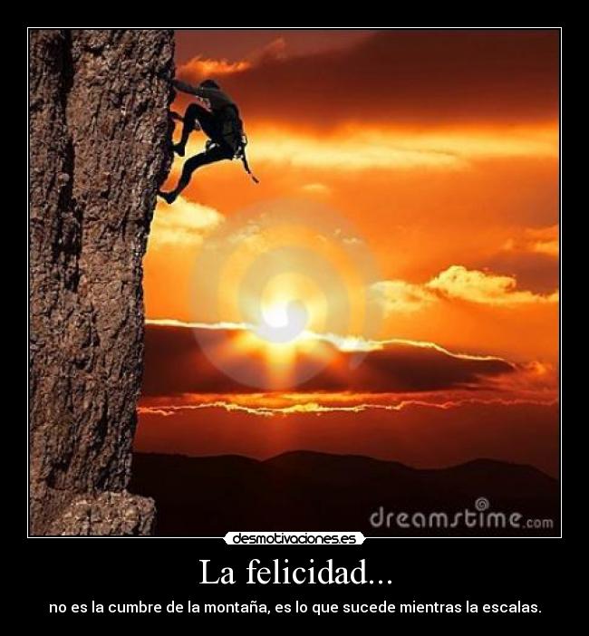 carteles felicidad felicidad montana desmotivaciones