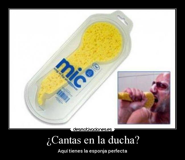 ¿Cantas en la ducha? - Aquí tienes la esponja perfecta