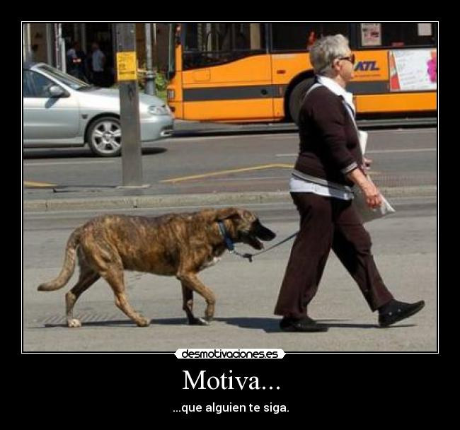 Motiva... - ...que alguien te siga.
