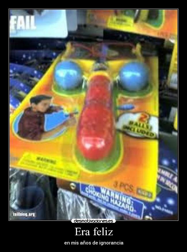 Era feliz - en mis años de ignorancia
