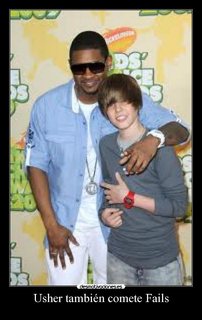 Usher también comete Fails -