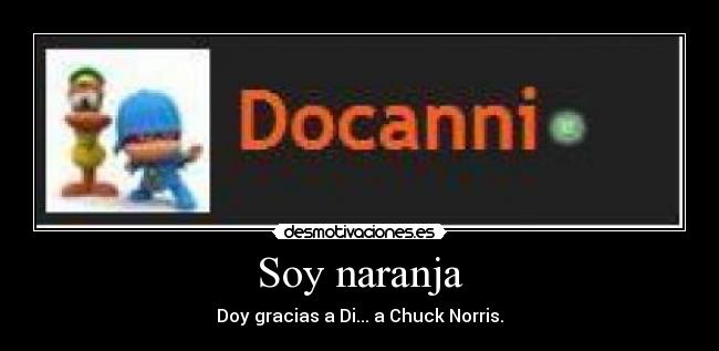 Soy naranja - 