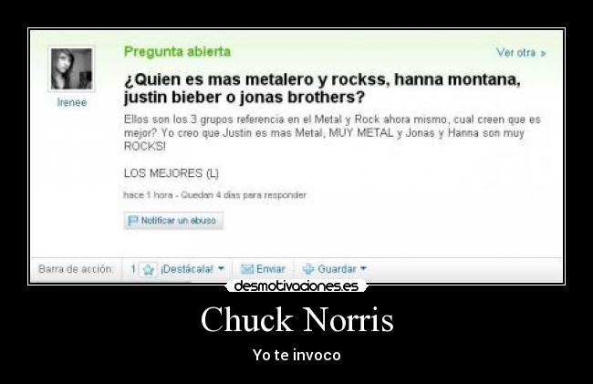 Chuck Norris - Yo te invoco