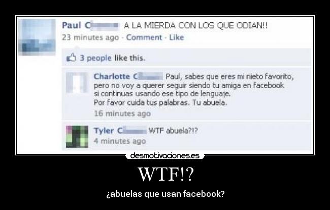 WTF!? - ¿abuelas que usan facebook?