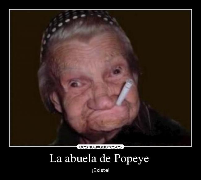 La abuela de Popeye -